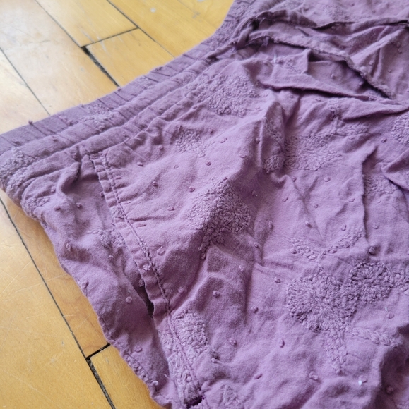 Anthropologie Shorts Embroidered Lilac XS - Picture 3 of 6